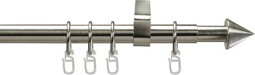 LIEDECO Fertiggarnitur Kegel aus Metall in Silber, Länge: 2400 mm, Durchmesser: 20 mm - Bild 1