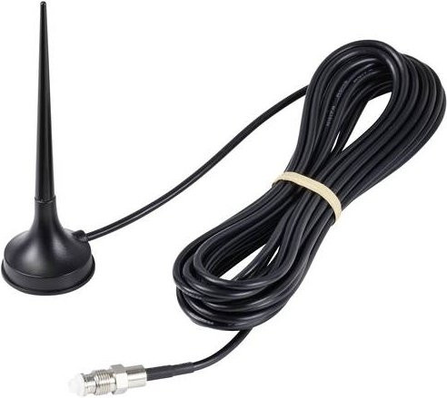 Renkforce RF-5253244 Magnetfuß-Antenne für GSM und UMTS in Schwarz - Bild 1