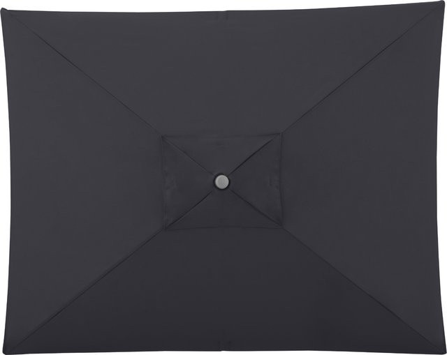 Doppler Sonnenschirm ACT Push Up in Anthrazit mit Aluminiumgestell, B: 250 cm, T: 200 cm - Bild 1