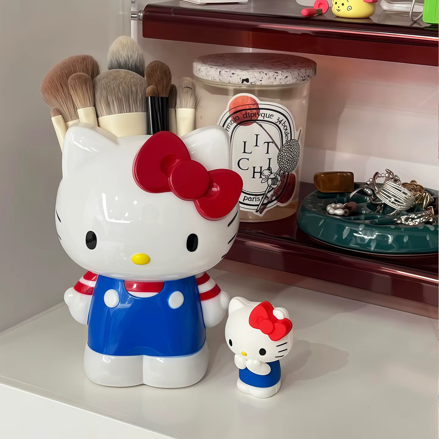 Sanrio KT Katzen Stifthalter und Make-up-Pinselhalter aus Kunststoff für deinen Schreibtisch - Bild 4