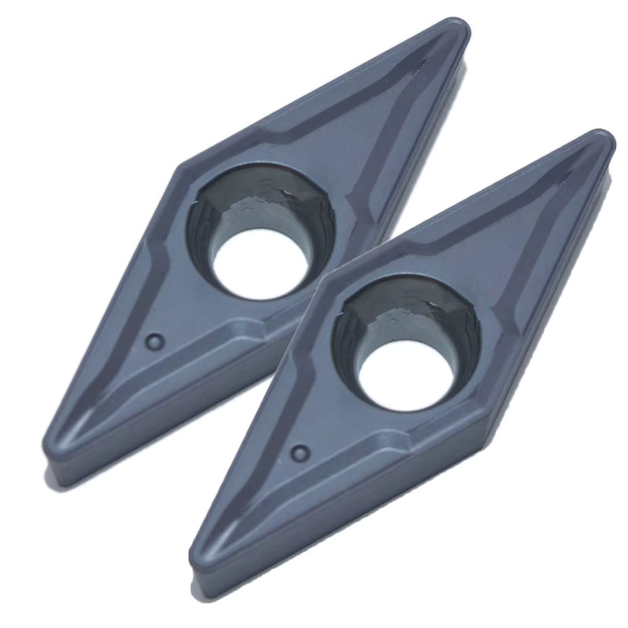 OYYU Hartmetalleinsätze für CNC-Drehwerkzeuge VCMT 160404 und VCMT 160408 in Grau - Bild 3
