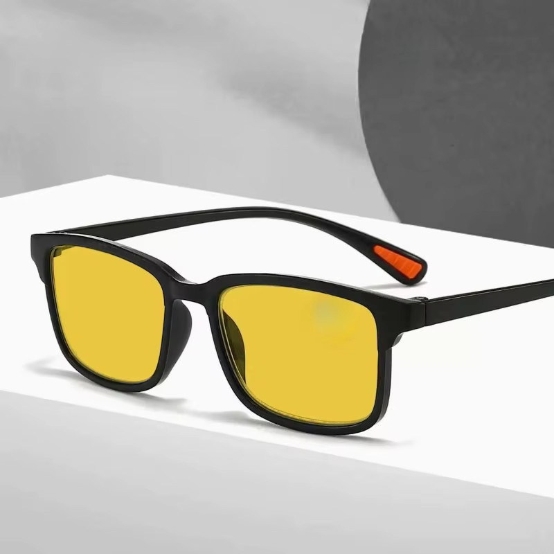 ERIKOLE Lesebrille, quadratisch, Vollrand, Kunststoff, schwarz - Bild 3