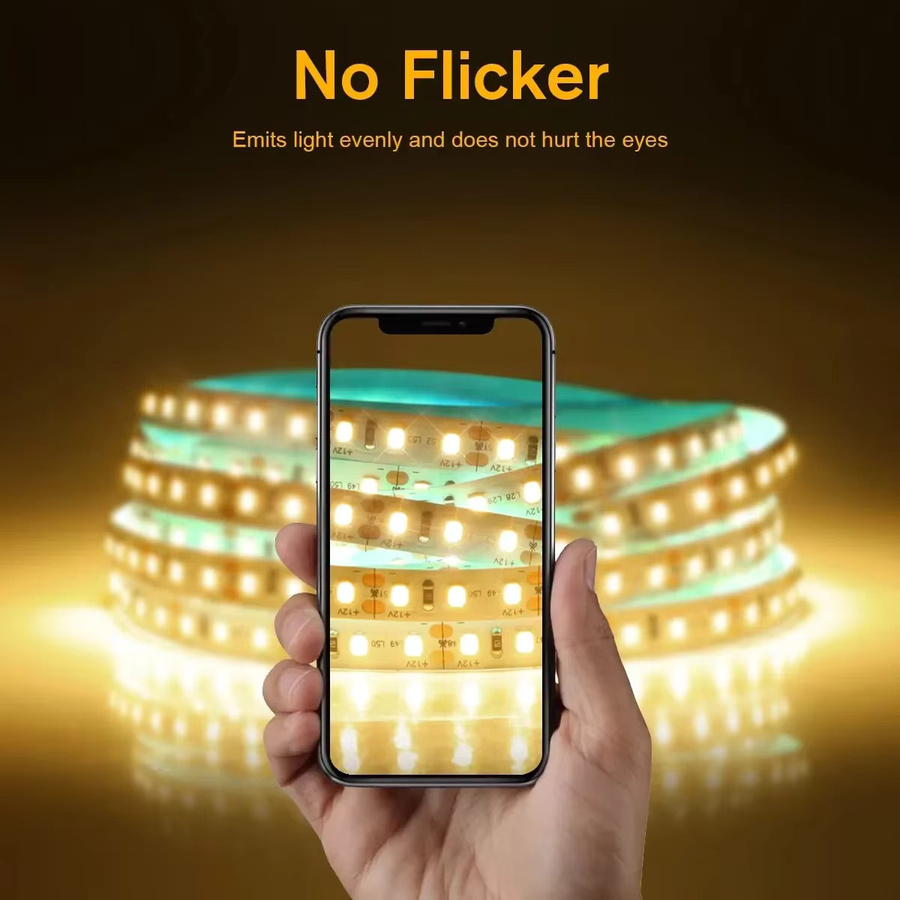 12V LED Streifen mit SMD 2835 Dioden und Doppel Schicht Kupfer PCB für deine Raumdekoration - Bild 3