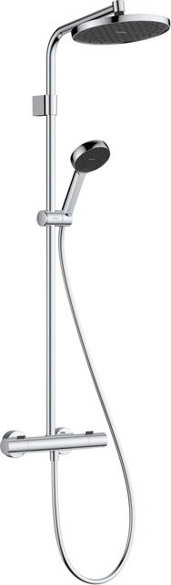 Hansgrohe Duschsystem Activera S 240 EcoSmart Regendusche mit Thermostat und Handbrause in Chrom - Bild 1