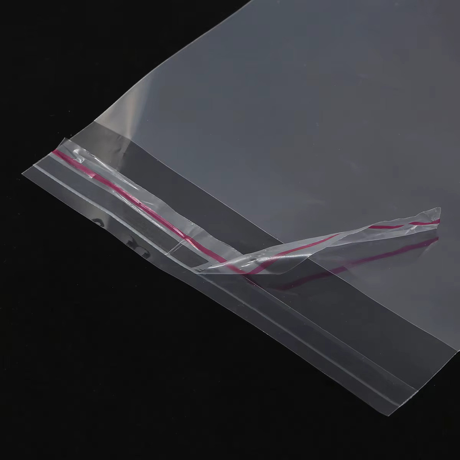 100 Stück Beadia transparente OPP-Beutel mit Loch und selbstklebendem Verschluss aus Kunststoff für Lebensmittel und Geschenke - Bild 5