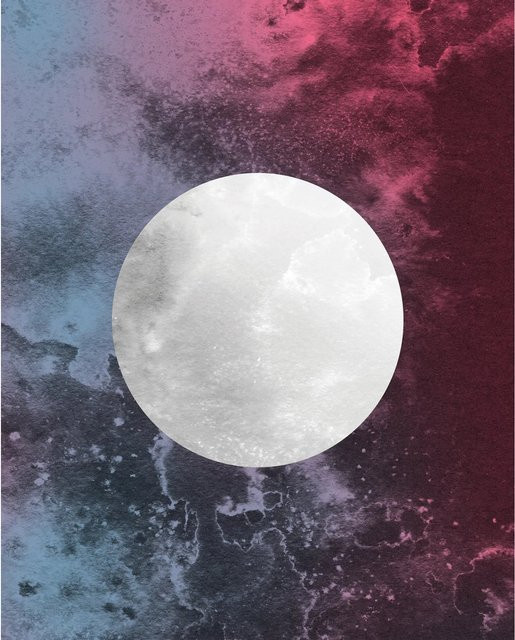 Komar Wandbild Solum Luna Paper Poster Multicolor B: 40 cm, H: 50 cm - Bild 1