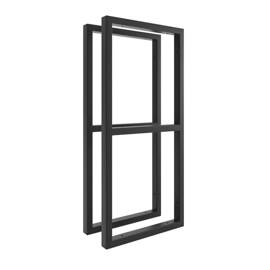 HEVVA Schwerlast Regalhalter HOHENBERG 2er Set Schwarz Matt Tiefe: 30 cm - Bild 2