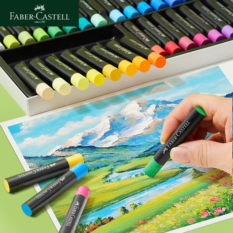 Faber-Castell Artist Soft Oil Pastels Professionelles Ölpastellset in Mehrfarben - Bild 3
