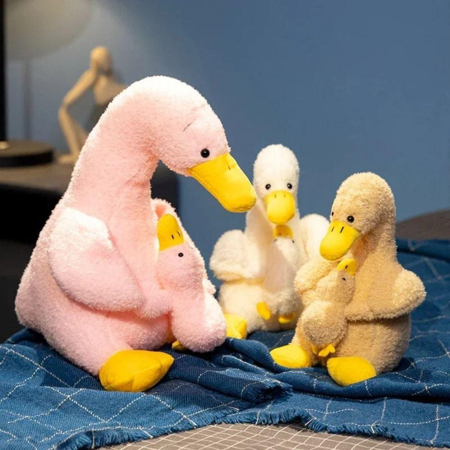 Yiran bag Mutter und Sohn Ente Plüschtiere Schlafende Gans Plüschpuppe 0–3 Jahre - Bild 3