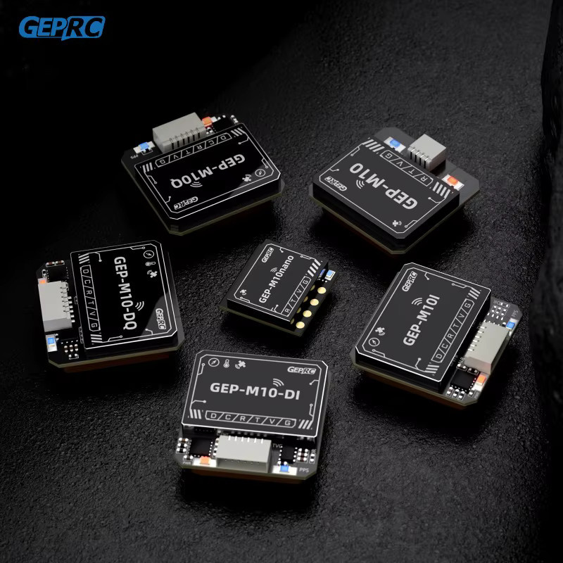 GEPRC GEP-M10 Serie GPS Modul mit integriertem Flash-Chip, QMC5883L Magnetometer und DPS310 Barometer in Schwarz für FPV-Drohnen - Bild 2