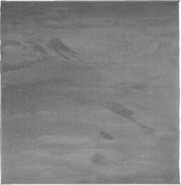 vidaXL Teppich OVIEDO Kurzflor Anthrazit, B/T: 120 x 120 cm - Bild 1