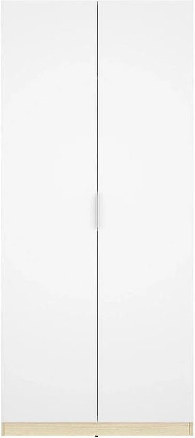 Kleiderschrank KALONY Modern in Weiß mit Scharniertüren, B/T/H: 91 x 51,4 x 203,5 cm - Bild 1