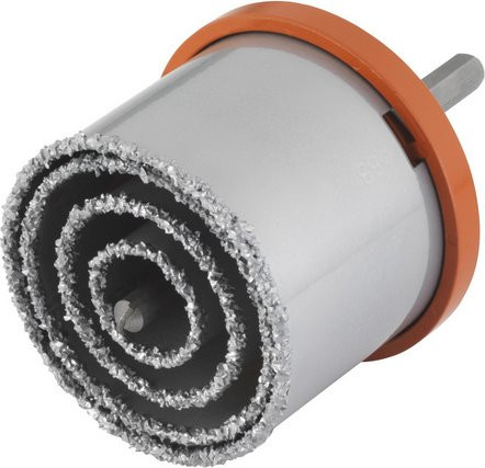 Wolfcraft Bohrkronen-Satz mit Hartmetallspitzen in Grau und Silber, Durchmesser: 33 mm, 53 mm, 73 mm, 83 mm - Bild 1