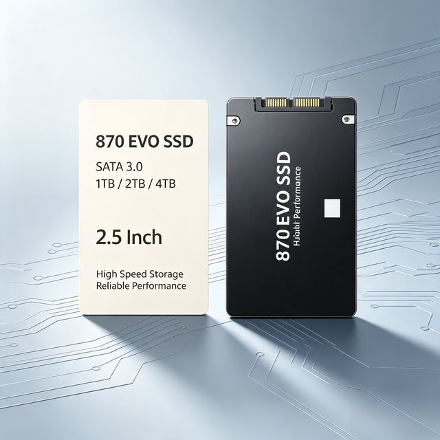 Samsung 870 EVO SSD 2,5 Zoll in Schwarz - Bild 1