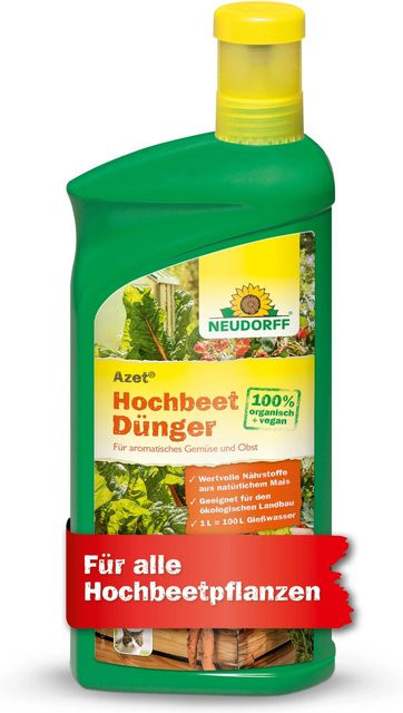 Neudorff Azet Hochbeet-Dünger flüssig für Gemüse- und Kräutergärten, 1 l - Bild 1