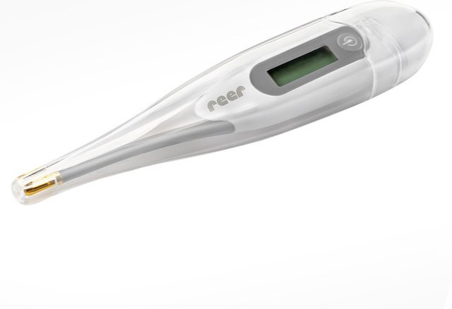 Reer Digitales Fieberthermometer ExpressTemp mit flexibler Messspitze in Gold, Weiß oder Grau - Bild 1