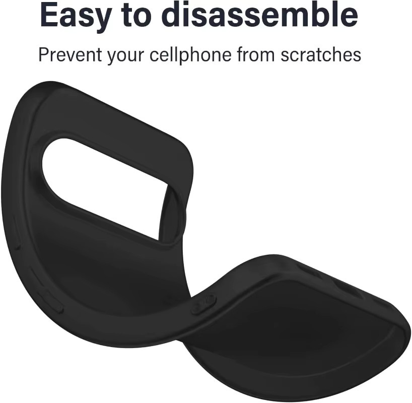 Schlanke und matte TPU-Handyhülle mit Linsenschutz für Google Pixel 10 Pro, 10 Pro XL, 9 und 8 in Schwarz - Bild 6