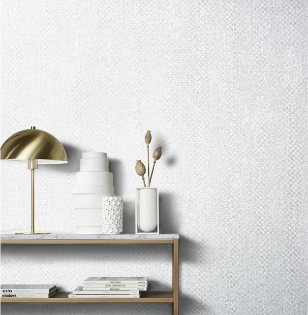 Marburg Vliestapete Natural Opulence Glanz in Weiß mit FSC-Zertifizierung - Bild 1