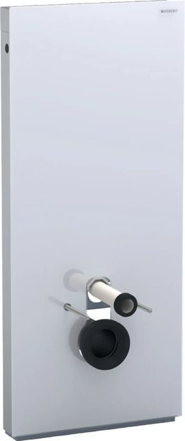 Geberit Sanitärmodul Monolith Wand-WC mit Glasfront in Weiß, Höhe: 114 cm - Bild 1