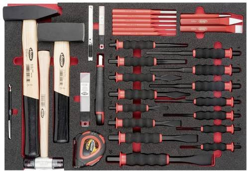Vigour Hammer-, Meißel- und Splinttreiber-Set V6817, 51-teilig, Mehrfarbig - Bild 1