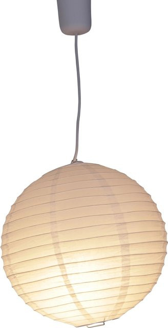 Näve Pendelleuchte Ping Pong in Weiß aus Papier, Durchmesser: 60 cm - Bild 1