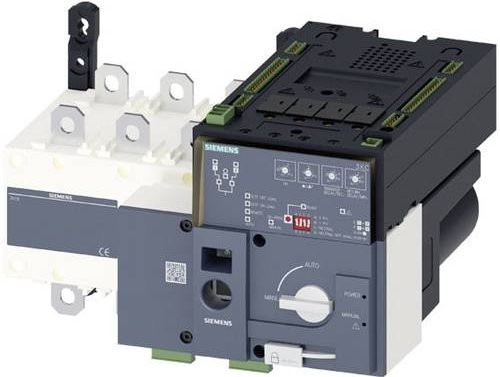 Siemens Netzumschalter Schwarz 250A 2.5mm² 3 Schließer 4 Wechsler 3KC83380CA220GA3 - Bild 1