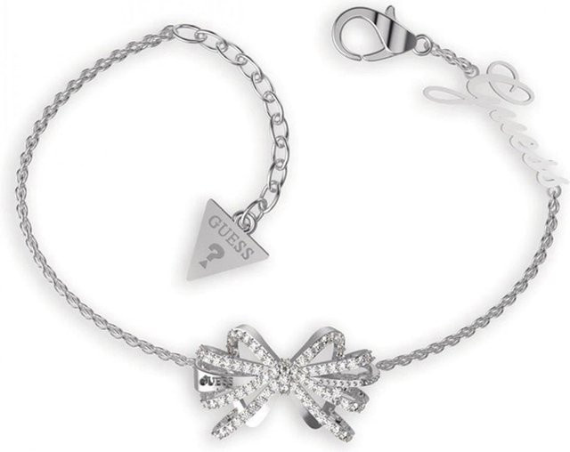 Guess Armband, Edelstahl, Silber, Zirkonia, Damen - Bild 1
