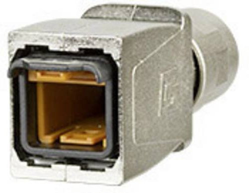 Metz Connect LWL-Knickschutz aus Metall in Silber, 1 Stück - Bild 1