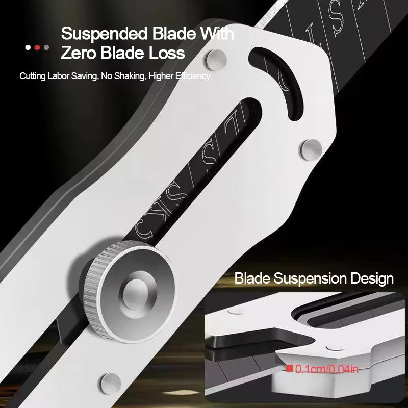 Kunstmesser aus Edelstahl und Metall in Silber zum Schnitzen und Schneiden von Papier und Tapeten - Bild 3