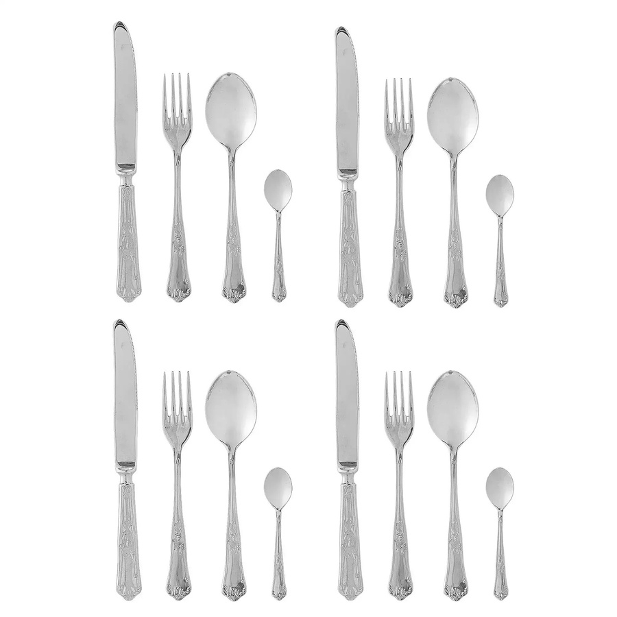 Bloomingville Besteckset Tilly aus Edelstahl in Silber, 16-teilig - Bild 1