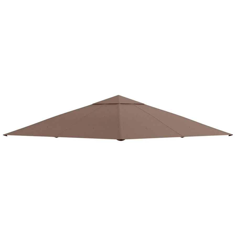 Outsunny Ersatzdach für Pavillon aus Polyester in Braun, B/L: 300 x 300 cm - Bild 2