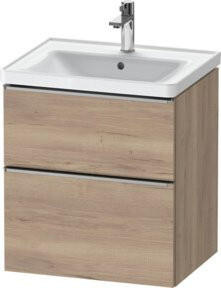 Duravit Waschtischunterschrank D-Neo in Beige, Wandhängend, B/T/H: 58,4 x 45,2 x 62,5 cm - Bild 1