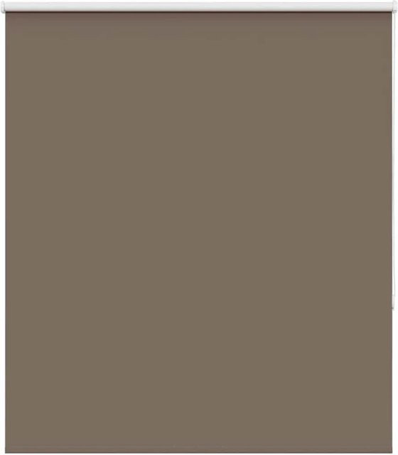 vidaXL Verdunkelungsrollo aus Polyester in Kaffeebraun, B: 140 cm, H: 150 cm - Bild 1