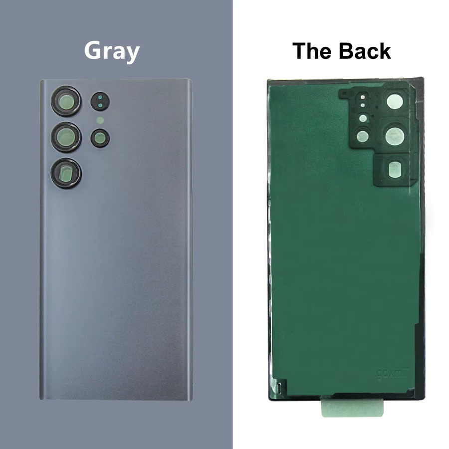 Samsung Akku-Rückabdeckung und Ersatz-Kameralinse Reparatur-Set für S23 Ultra SM-S918B/DS in Weiß - Bild 2