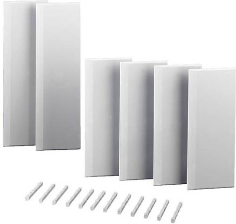 Hensel FP VS 40 Verschlussplatte aus Kunststoff in Grau, B: 27,0 cm, H: 36,0 cm - Bild 1