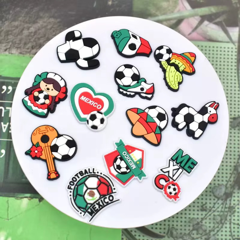 Happye&TiTi Schuhanhänger Fußball-Mexiko, PVC, Kinder - Bild 2