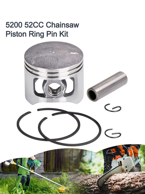 XCAN Kettensägen-Kolbensatz 45 mm in Silber für 5200 52CC Kettensägen-Ersatzteile und Zylinder-Ersatzteile - Bild 6