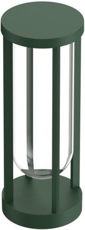 Flos In Vitro Bollard Pollerleuchte aus Aluminium in Grün mit LED und dimmbarer Funktion