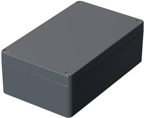 Bopla EUROMAS A 130 Industrie-Gehäuse aus Aluminium in Silber-Grau RAL 7001, B/T/H: 26,0 x 16,0 x 9,1 cm - Bild 1
