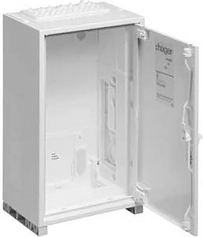 Hager Schrank aus Stahl in Reinweiß RAL 9010, B/T/H: 30 x 50 x 20,5 cm - Bild 1