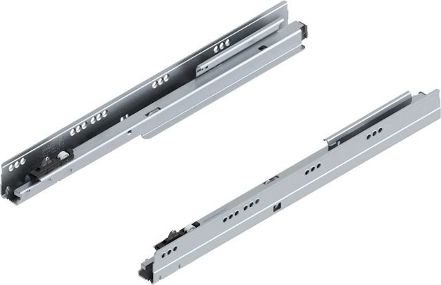 Blum Korpusschiene Tandembox Blumotion M mit Soft-Close, Nennlänge: 500 mm, Tragkraft: 65 kg, Farbe: Silber - Bild 1