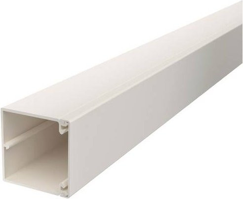 OBO Bettermann Wand- und Deckenkanal aus Kunststoff in Weiß, B/H: 60 x 60 mm - Bild 1