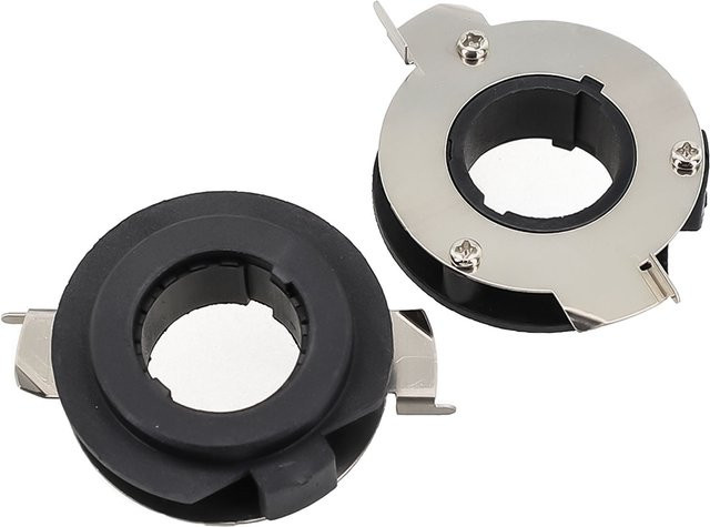 NIGHTKIST LED Scheinwerfer Adapter Basis Sockel Halter für H7 Lampen, 2 Stück, Schwarz, passend für BMW und Mercedes - Bild 1