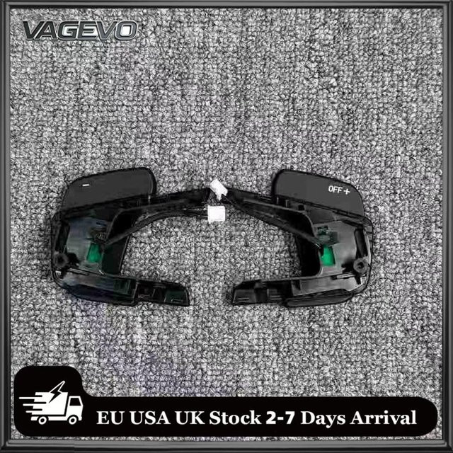 OEM Lenkrad-Schaltwippen-Set für VW Golf MK7 GTI R R-Line Passat B8 in Schwarz (5G0 951 527 B 5G0 951 528 B) - Bild 1