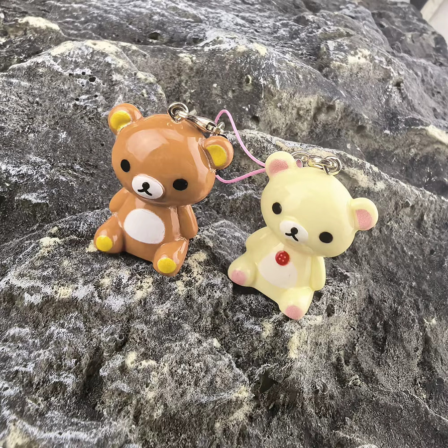YiYuYiHua Schlüsselanhänger, Bär, Bunt, Unisex - Bild 4