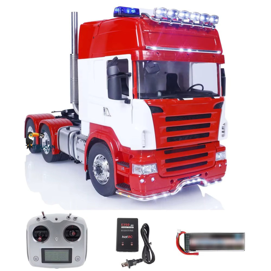 LESU RC Auto 6X6 RTR, ferngesteuerter Traktor-LKW, Metall, mit Sound- und Lichtsystem, 1:14 - Bild 2