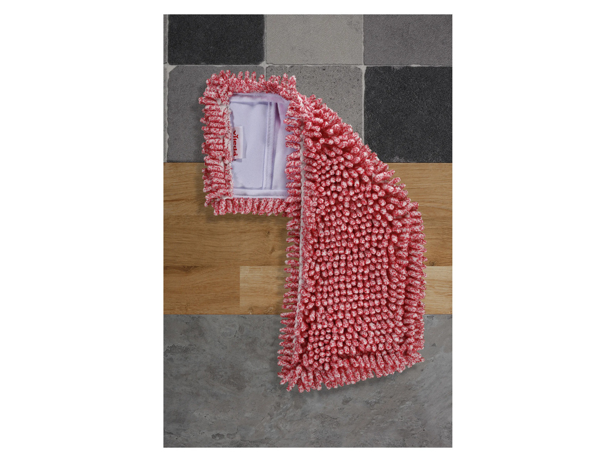 Vileda Style Chenille Ersatzbezug in Pink, Rot und Weiß, B/L: 15 x 40 cm - Bild 5