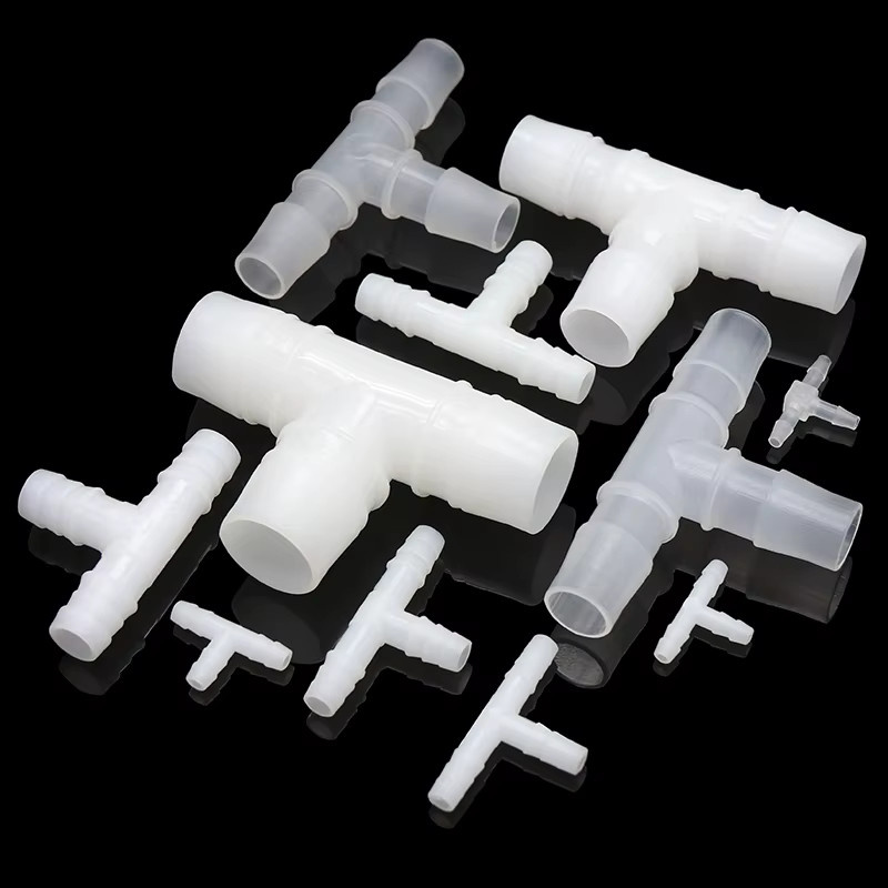 Schlauchverbinder Set aus transparentem Kunststoff für Tropfbewässerung und Garten mit Widerhaken, Außendurchmesser 3,2 mm bis 25 mm - Bild 2