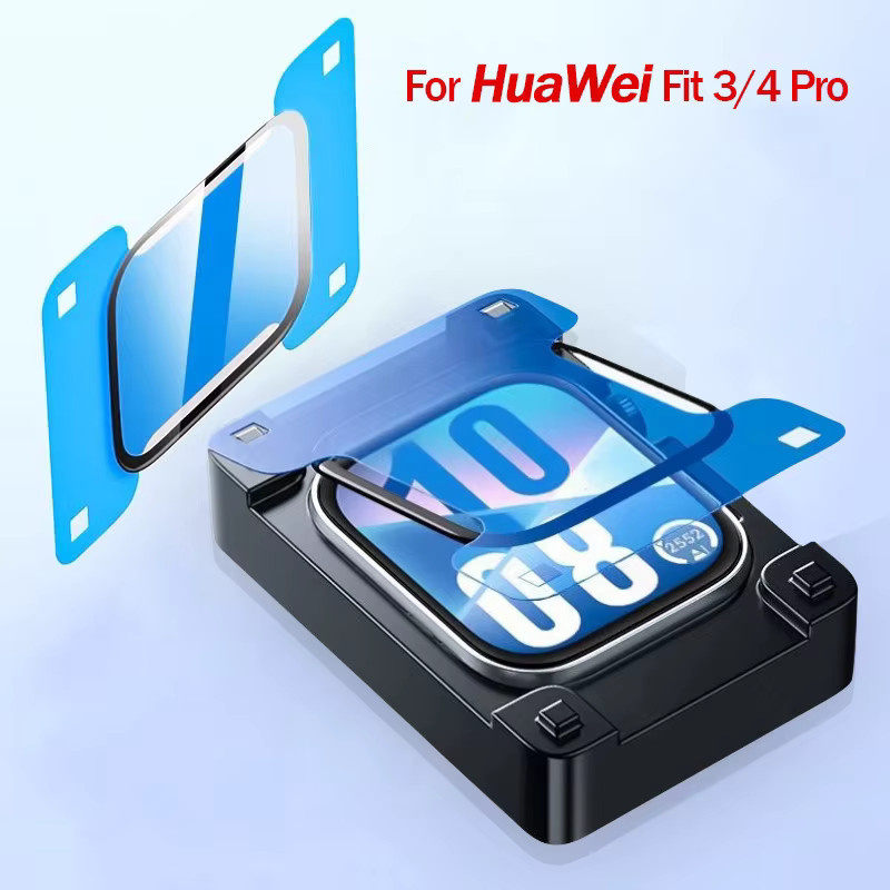 Schutzfolie Huawei Watch Fit 5 Pro, 3D/HD-Hydrogel, transparent - Bild 1