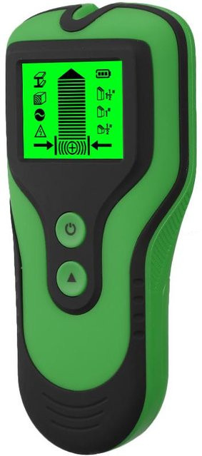 Kkmoon 3-in-1 Bolzensucher und Wandscanner mit LCD-Display als Metall-, Spannungs- und Bolzendetektor in Grün - Bild 1